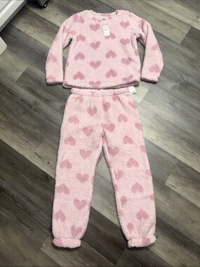 NWT Splendid fuzzy pajama set pants bottoms sweater